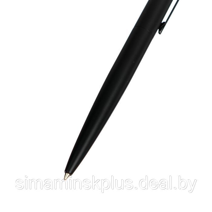 Ручка шариковая Parker Jotter XL Monochrome Black BT, корпус из нержавеющей стали, синие чернила - фото 3 - id-p222959712