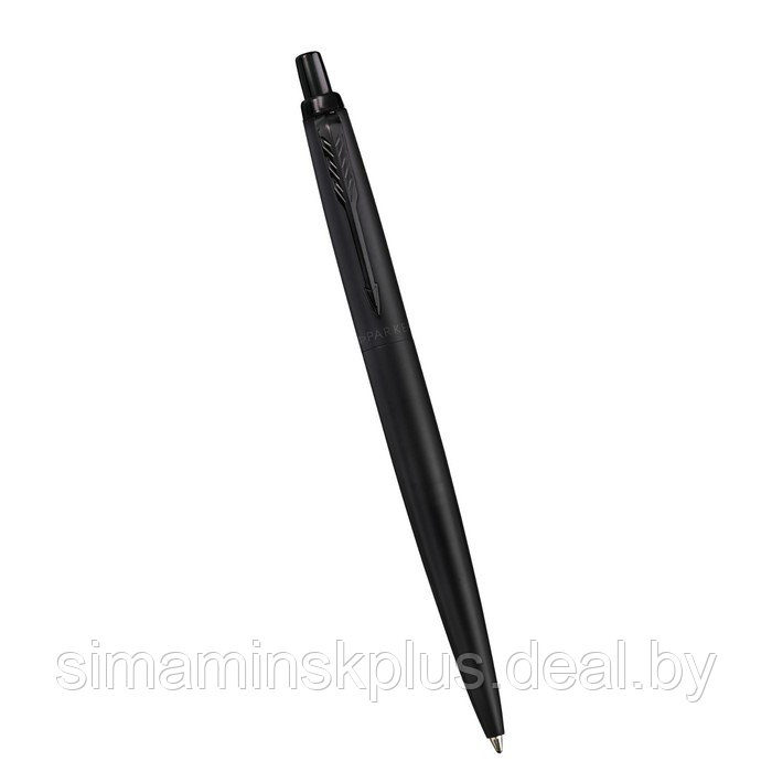 Ручка шариковая Parker Jotter XL Monochrome Black BT, корпус из нержавеющей стали, синие чернила - фото 5 - id-p222959712