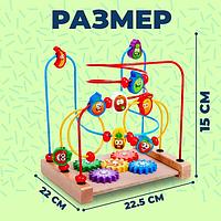 Логический центр с шестеренками Лесная мастерская Фрукты