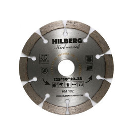 Алмазный круг 125х22,23 мм по ж/бетону Hard Materials HILBERG (Лазерная сварка. Обрабатываемый