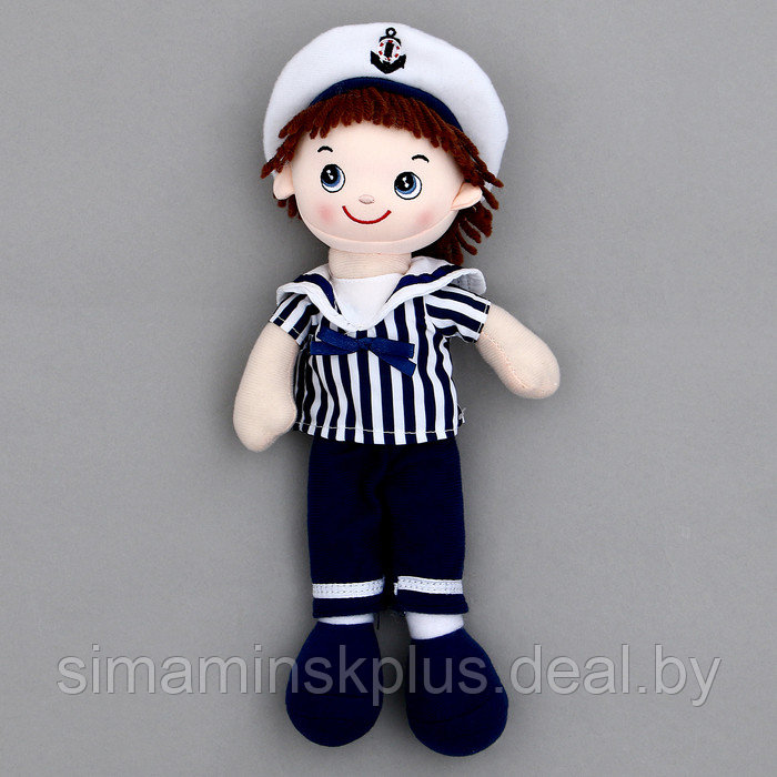 Мягкая игрушка "Кукла" моряк, 30 см - фото 1 - id-p222960976