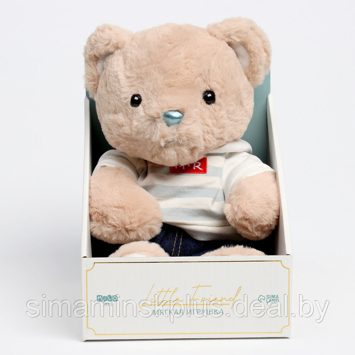 Мягкая игрушка "Little Friend", мишка в джинсах и кофте - фото 2 - id-p222961038