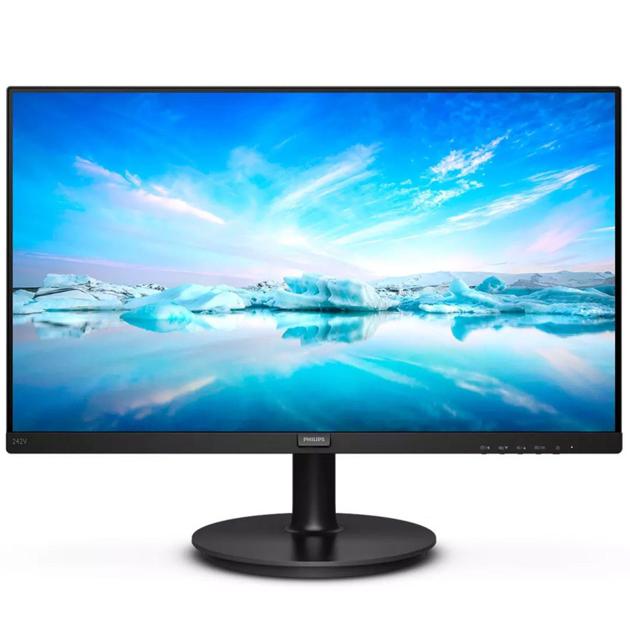 23.8  PHILIPS 242V8A (00/01) Black (IPS, 1920x1080, D-sub+HDMI+DP, 4 ms, 178°/178°, 250 cd/m, 1000:1, 75Hz,