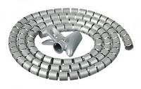 Кабельный органайзер Buro BHP CG22S Spiral Hose 20x2000mm Silver