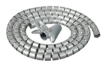 Кабельный органайзер Buro BHP CG22S Spiral Hose 20x2000mm Silver - фото 1 - id-p222961826