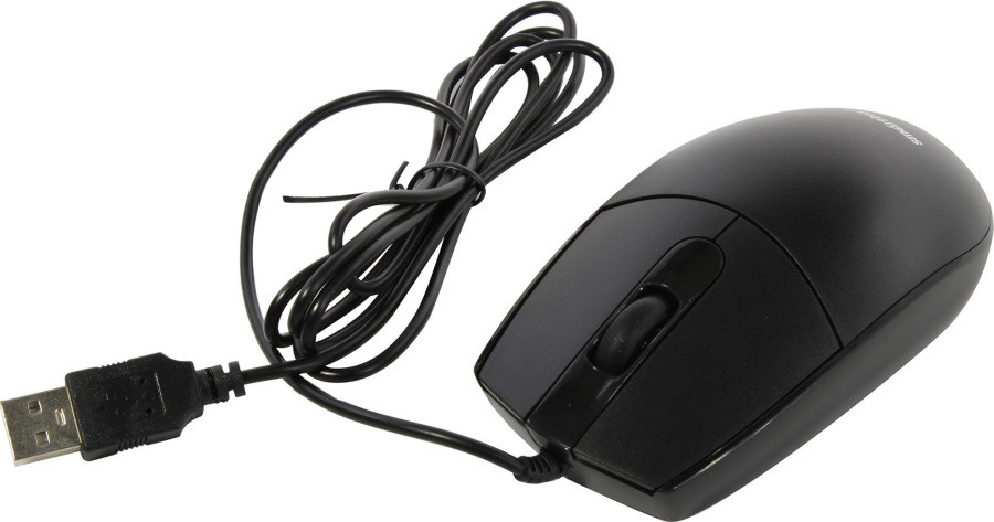 Манипулятор SmartBuy One Optical Mouse SBM-216-K (RTL) USB 3btn+Roll - фото 1 - id-p222961951
