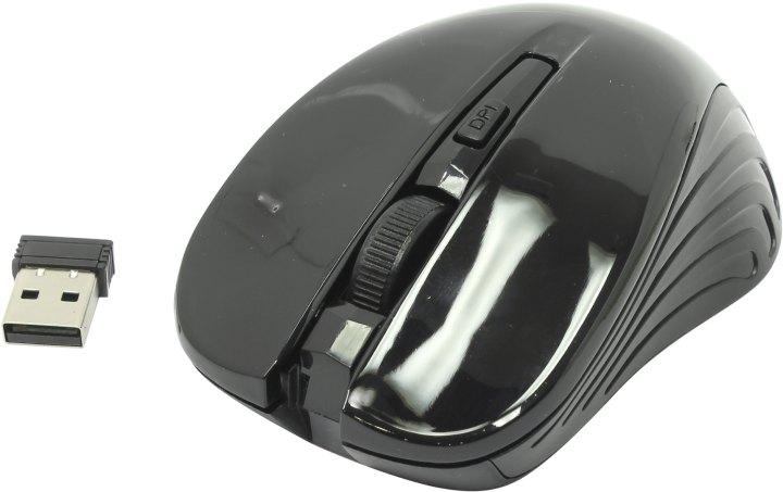 Манипулятор SmartBuy One Wireless Optical Mouse SBM-340AG-K (RTL) USB 4btn+Roll беспроводная - фото 1 - id-p222961953