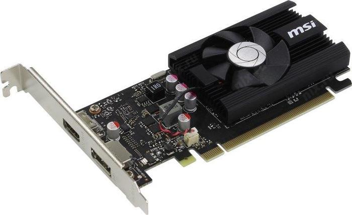 Видеокарта MSI PCI-E GT 1030 2GD4 LP OC nVidia GeForce GT 1030 2048Mb 64bit DDR4 1189/2100/HDMIx1/DPx1/HDCP, фото 2