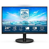 Монитор жидкокристаллический PHILIPS Монитор LCD 23.8'' [16:9] 1920х1080(FHD) VA, nonGLARE, 250cd/m2,