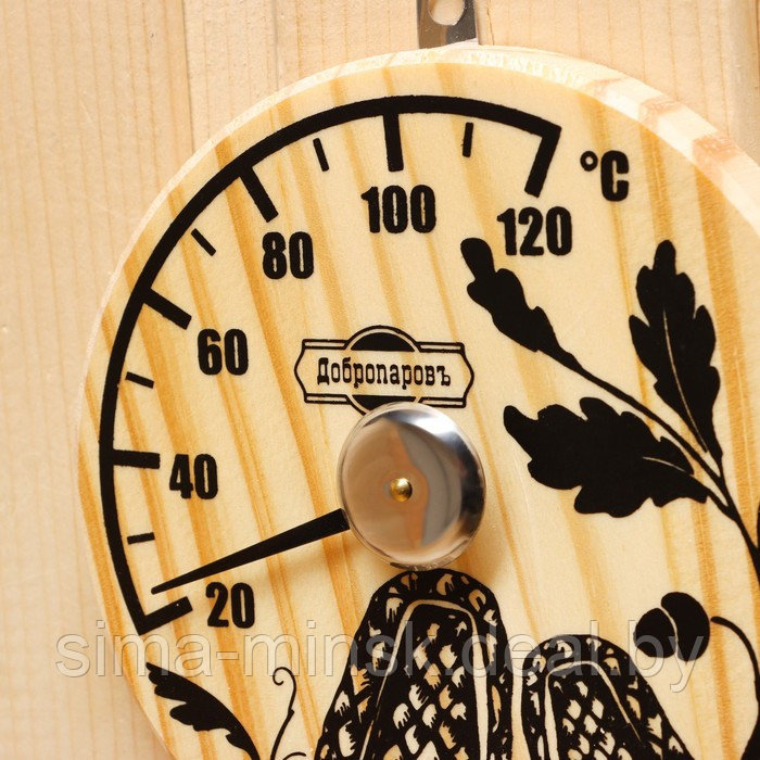 Термометр для бани "Лапти", деревянный, 16 х 12 см, Добропаровъ - фото 2 - id-p222962364