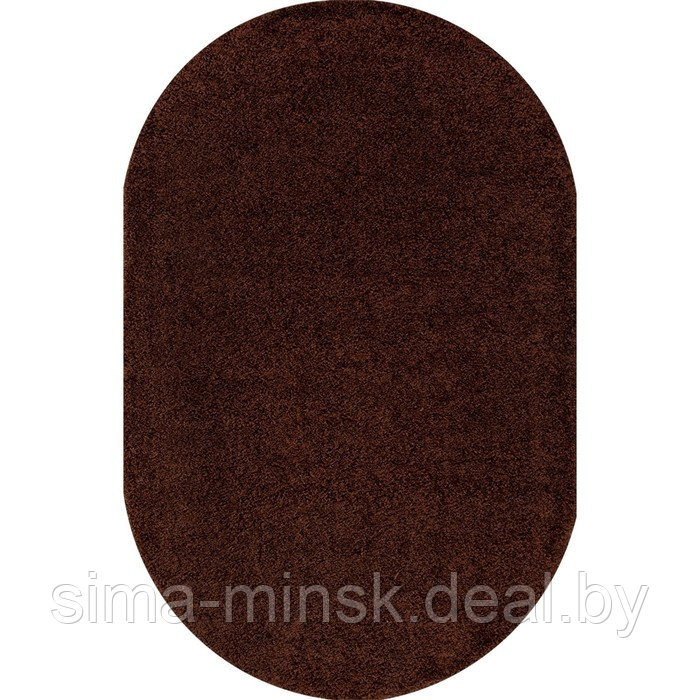 Ковёр овальный Shaggy ultra s600, размер 200 х 300 см, цвет brown - фото 1 - id-p222962558