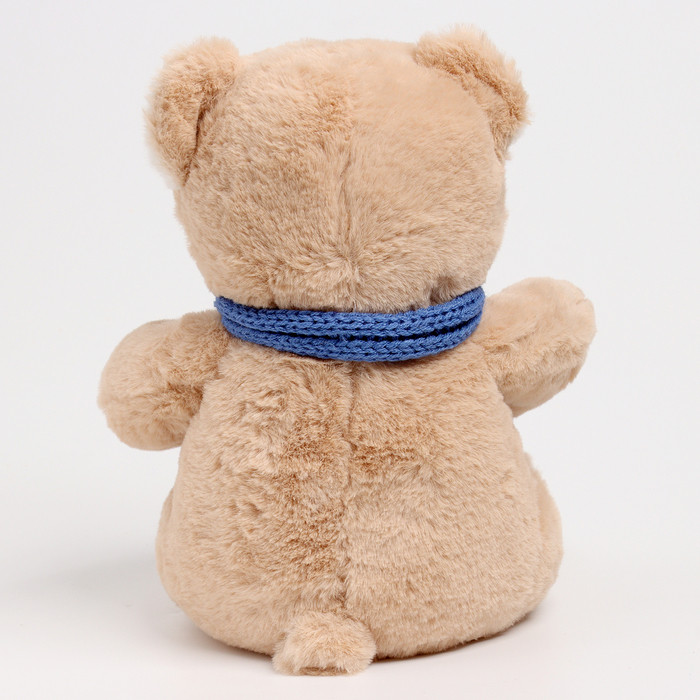 Мягкая игрушка "Little Friend", мишка с синим шарфом - фото 6 - id-p222962834