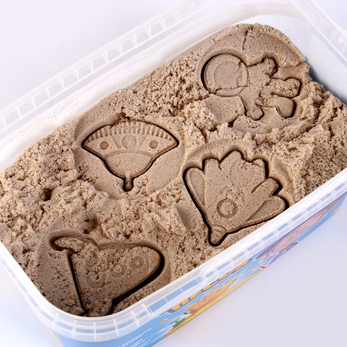 Игрушка в наборе «Волшебный песок»,с формочками 4 шт., песочный, 3 кг - фото 3 - id-p222963328