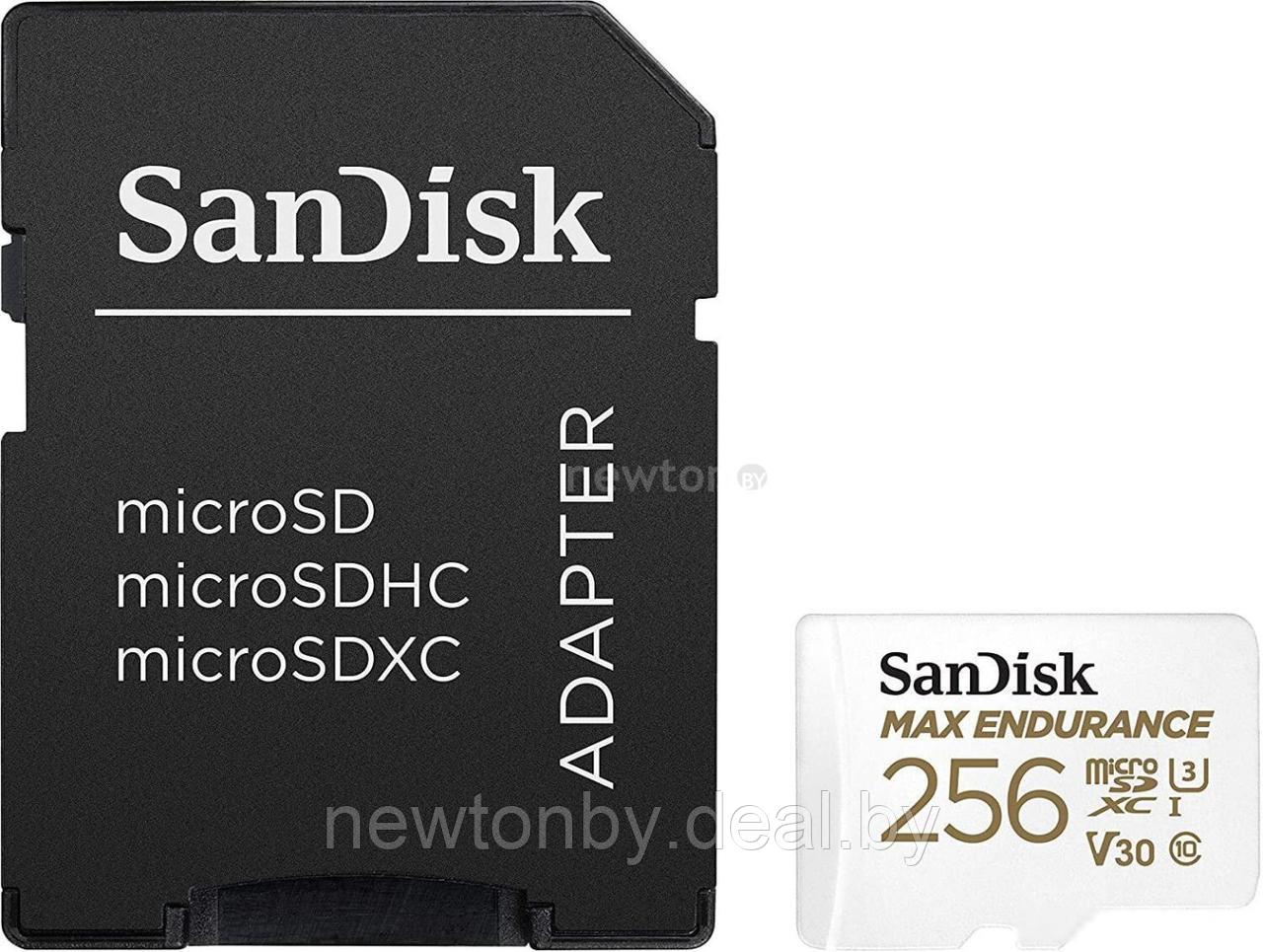 Карта памяти SanDisk microSDXC SDSQQVR-256G-GN6IA 256GB (с адаптером)