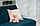 Кровать двухъярусная с диван-кроватью белая/чехол Изумруд, фото 6