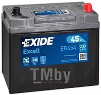 Аккумулятор Excell 45Ah 330A (R +) 234x127x220 mm EXIDE EB454