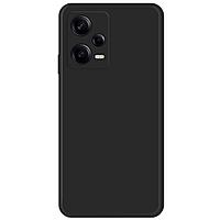 Силиконовый чехол для Xiaomi Poco X5 Pro (5G) "SOFT-TOUCH" (бампер) с закрытым низом, черный