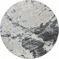 Ковёр круглый Rimma Lux 38508A, размер 200x200 см, цвет grey/l.grey