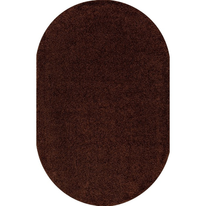 Ковёр овальный Shaggy ultra s600, размер 200 х 300 см, цвет brown - фото 1 - id-p222970138