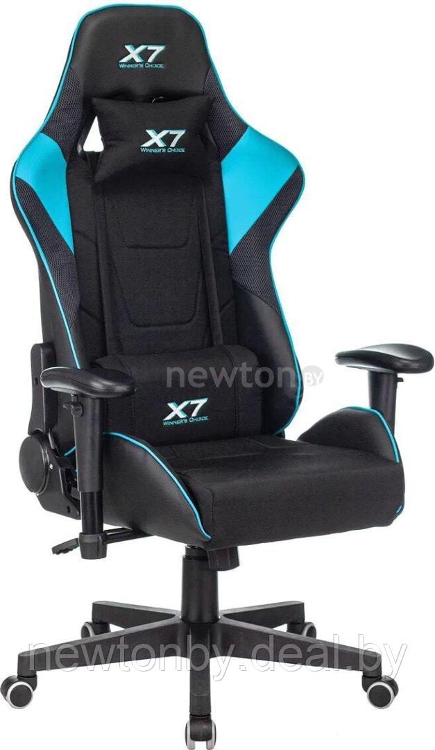 Кресло A4Tech X7 GG-1100 (черный/бирюзовый) - фото 1 - id-p222970246