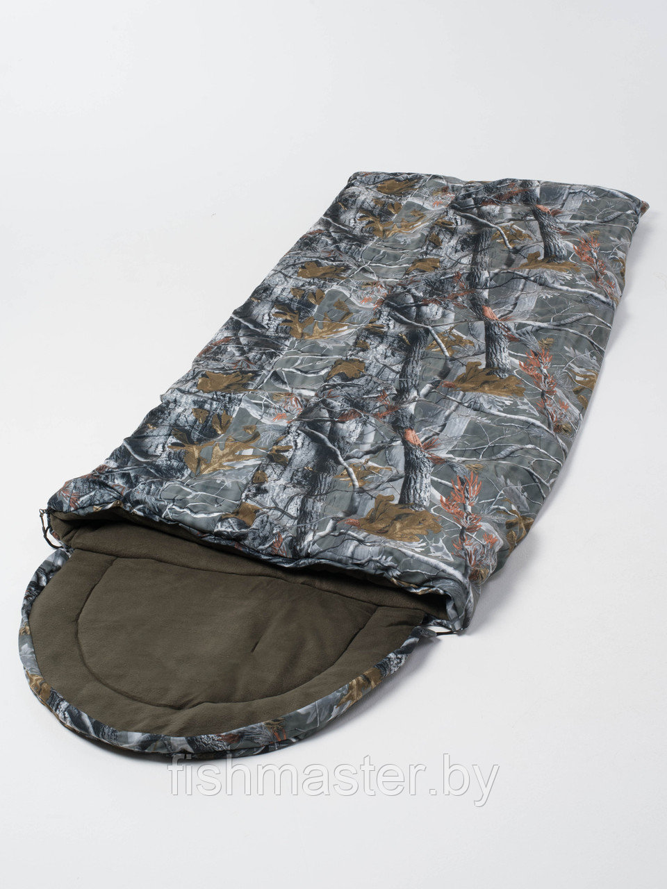 Спальный мешок HUNTSMAN Standart цвет Серый Лес ткань Alova