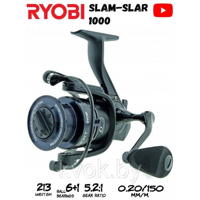 Катушка Ryobi SLAM-SLAR 1000 (подш. 6+1)