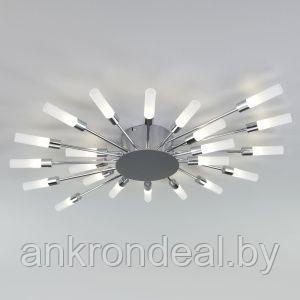 Умный потолочный светильник 573 хром / белый Eurosvet - фото 1 - id-p222971849