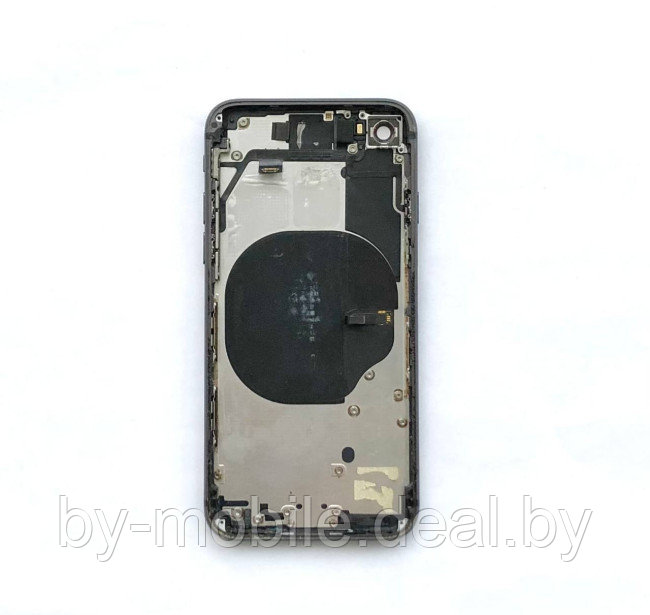 Корпус (задняя крышка) Apple iPhone 8 (черный) - фото 1 - id-p222970843
