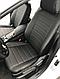 Чехлы на сиденья Nissan Almera G15, 2013-2022, спинка делится, Экокожа, черная, фото 8