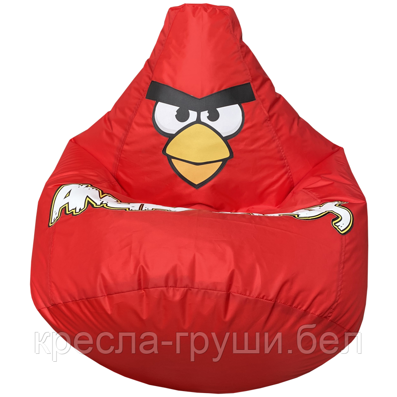 Кресло мешок Груша Angry Birds (красный) - фото 1 - id-p45555412