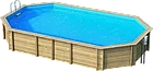 Сборный деревянный бассейн Weva Octo+ 840 (пр-во Франция) с комплектом оборудования, фото 2