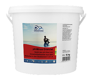 Химия для бассейна. Chemoform pH-минус гранулированный, 15 кг.