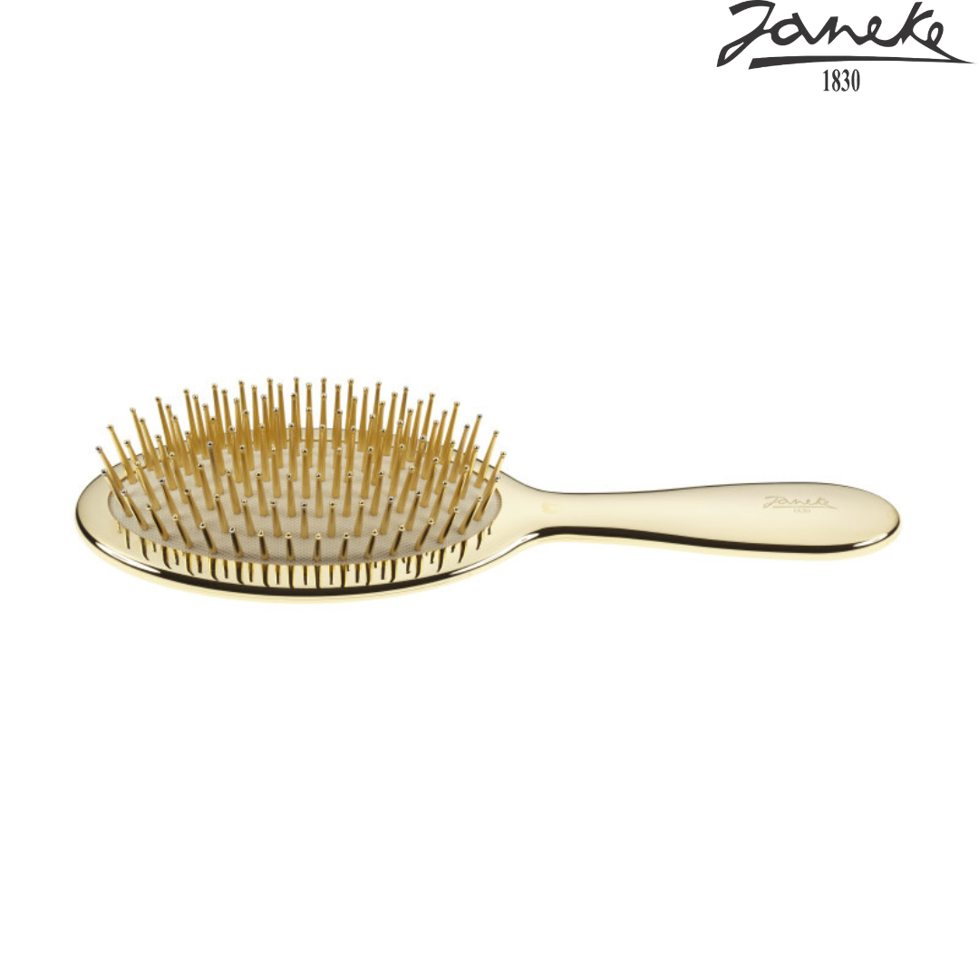 Щетка для волос Janeke Air-cushioned brush Gold Золото - фото 2 - id-p222975473