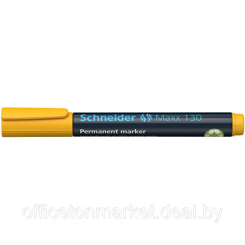 Маркер перманентный "Schneider Maxx 130", желтый - фото 3 - id-p222974779