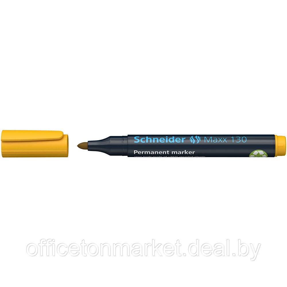 Маркер перманентный "Schneider Maxx 130", желтый - фото 4 - id-p222974779