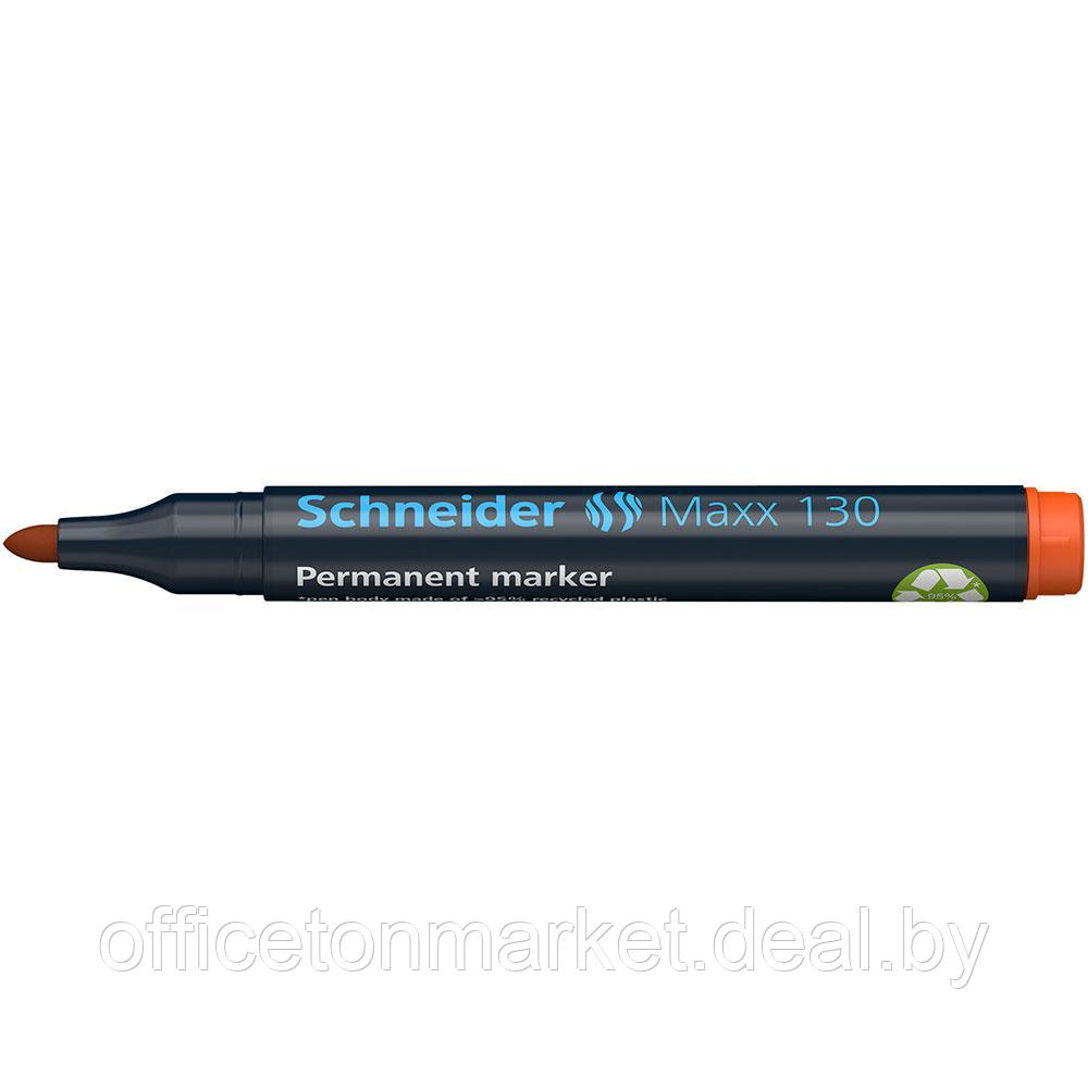 Маркер перманентный "Schneider Maxx 130", оранжевый - фото 4 - id-p222974781