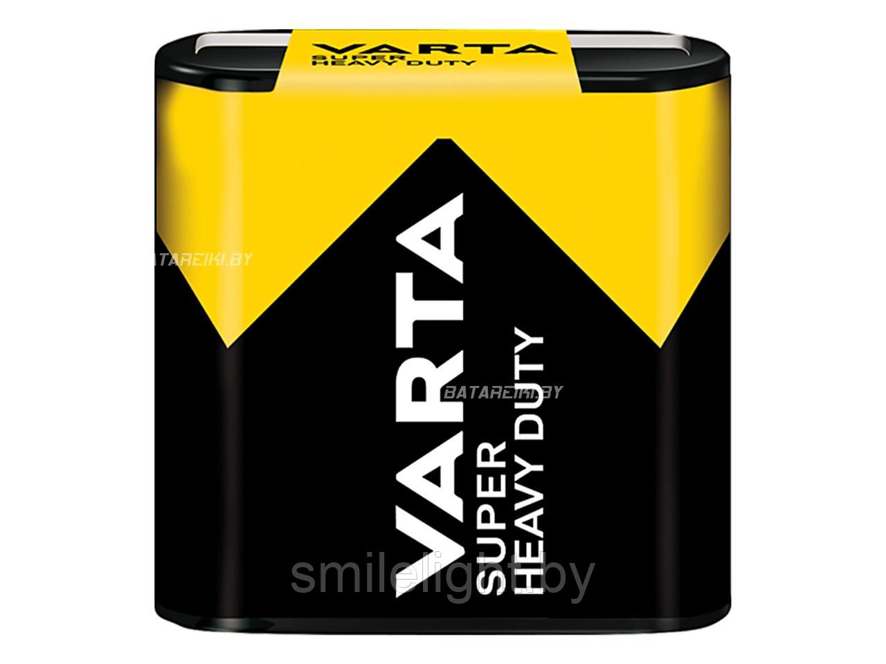 Элемент питания VARTA Super Heavy Duty 4,5V/3R12 Carbon pack shrink - фото 1 - id-p218099683