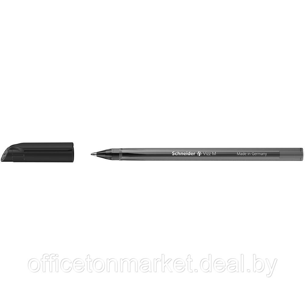 Ручка шариковая "Schneider Vizz M", черный, стерж. черный - фото 3 - id-p222974799