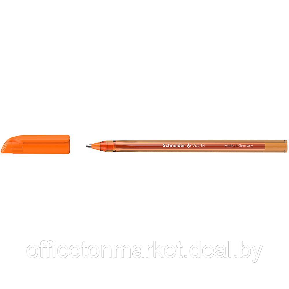 Ручка шариковая "Schneider Vizz M", оранжевый, стерж. оранжевый - фото 5 - id-p222974800