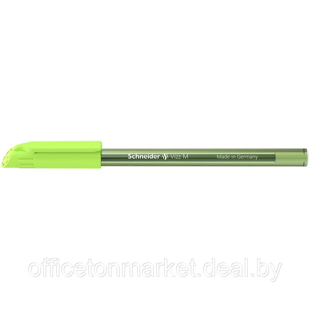 Ручка шариковая "Schneider Vizz M", светло-зеленый, стерж. светло-зеленый - фото 3 - id-p222974801