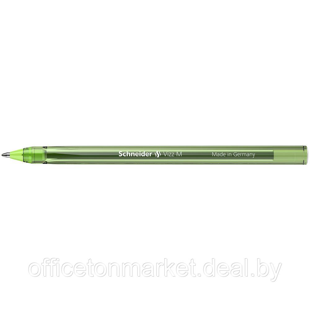Ручка шариковая "Schneider Vizz M", светло-зеленый, стерж. светло-зеленый - фото 5 - id-p222974801