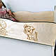 Деревянная кроватка-качалка для кукол (размер 50*40*22 см), фото 5