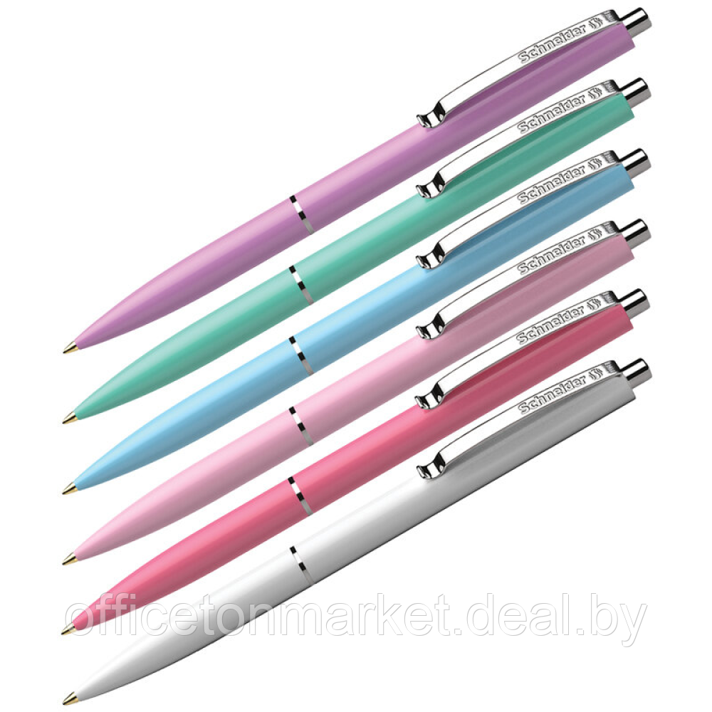 Ручка шариковая автоматическая "K15. Pastel", 1 мм, ассорти, стерж. синий - фото 1 - id-p222974826