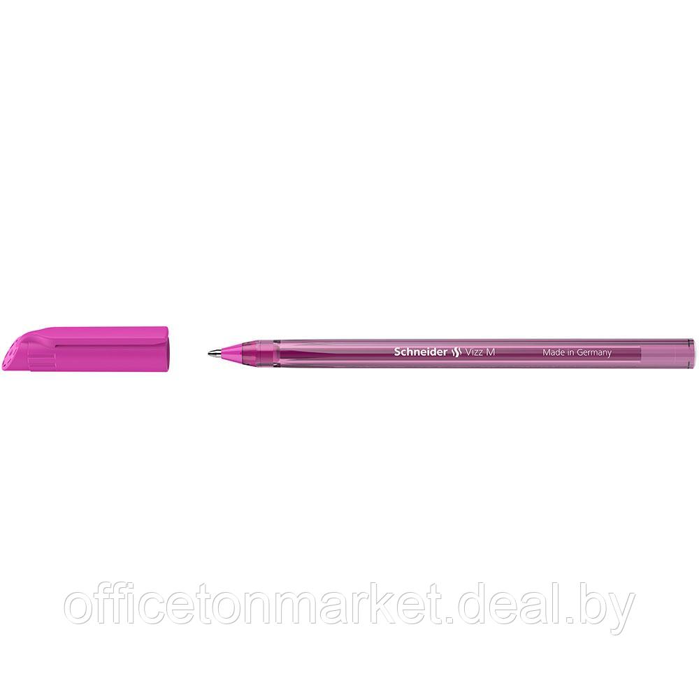 Ручка шариковая "Schneider Vizz M", розовый, стерж. розовый - фото 4 - id-p222974850