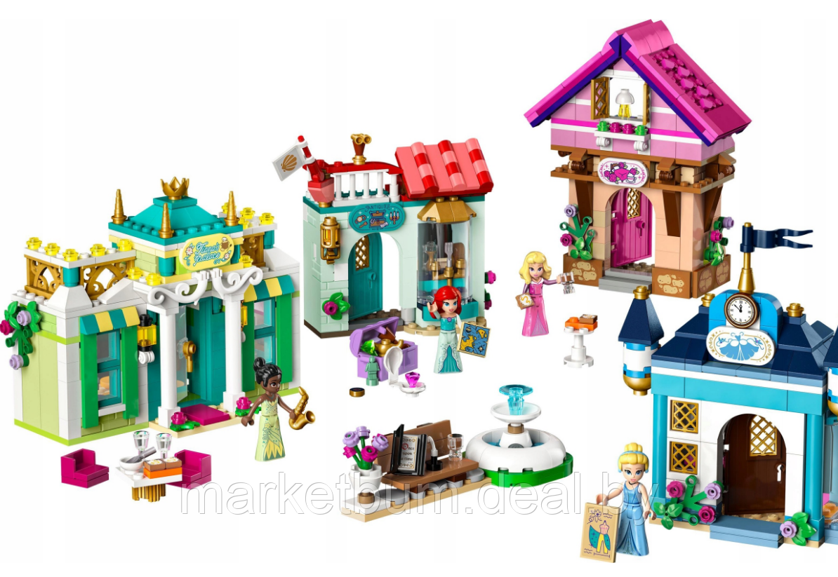 Конструктор LEGO Disney 43246, Приключения принцесс Диснея на рынке - фото 3 - id-p222975991