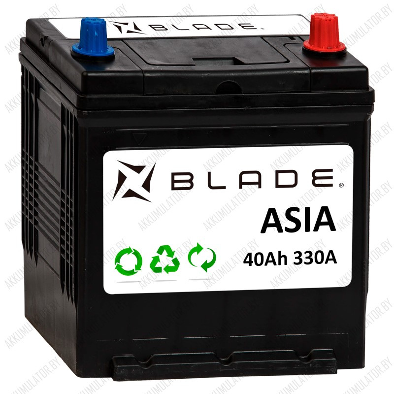Аккумулятор Blade Asia / 40Ah / 330А / Тонкие клеммы
