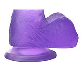 Фиолетовый фаллос Jelly Studs Crystal Dildo Medium 18 см, фото 7