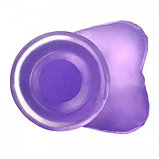 Фиолетовый фаллос Jelly Studs Crystal Dildo Medium 18 см, фото 2