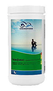 Химия для бассейна. Chemoform Флокфикс гранулированный , 1 кг.
