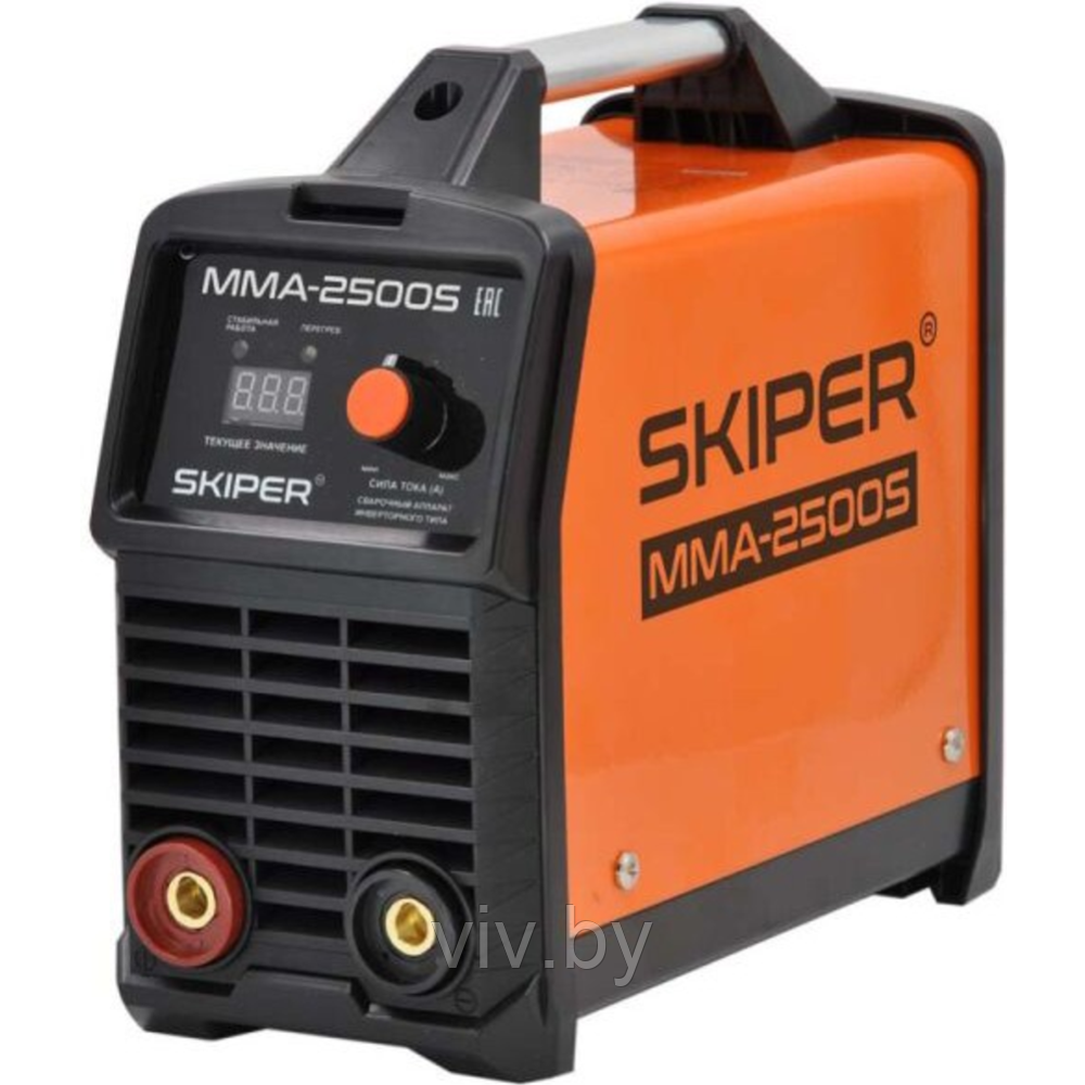 Инвертор сварочный SKIPER MMA-2500S (160-260 В, LED диспл., 140А, 1,6-3,2 мм, электрост. от 6,0 кВт)